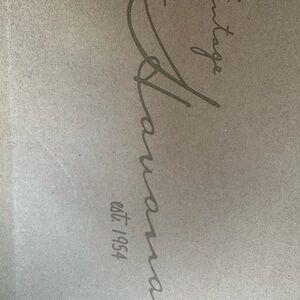 Vintage Havana Script Logo on Gray